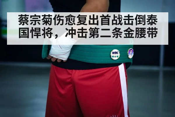 蔡宗菊伤愈复出首战击倒泰国悍将，冲击第二条金腰带